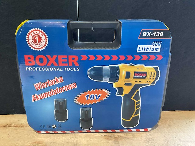 2025 boxer bx-138 accu schroefmachine - afbeelding 1 van  4