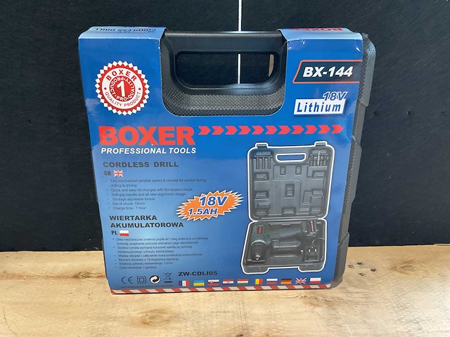 2025 boxer bx-144 accu schroefmachine - afbeelding 3 van  4
