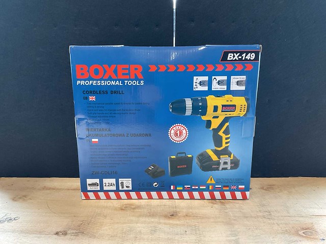 2025 boxer bx-149 accu schroefmachine - afbeelding 3 van  5