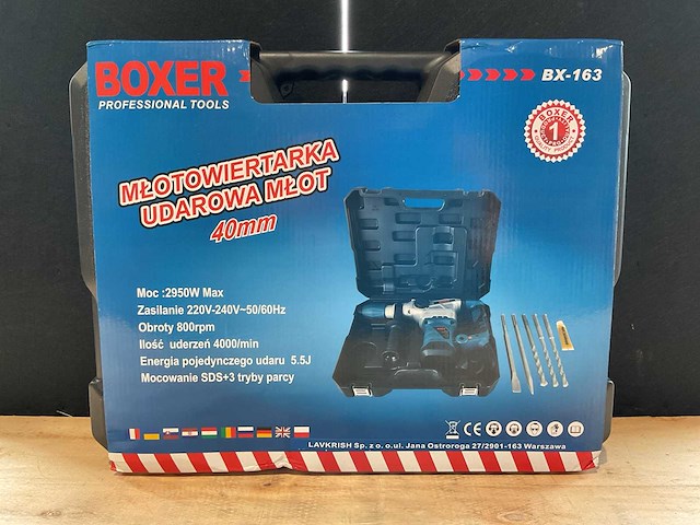 2025 boxer bx-163 slagboormachine - afbeelding 4 van  5