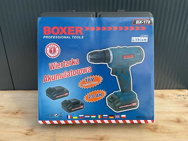 2025 boxer bx-178 accu schroefmachine - afbeelding 1 van  4