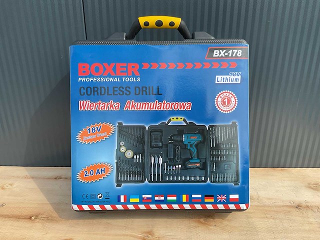 2025 boxer bx-178 accu schroefmachine - afbeelding 3 van  4