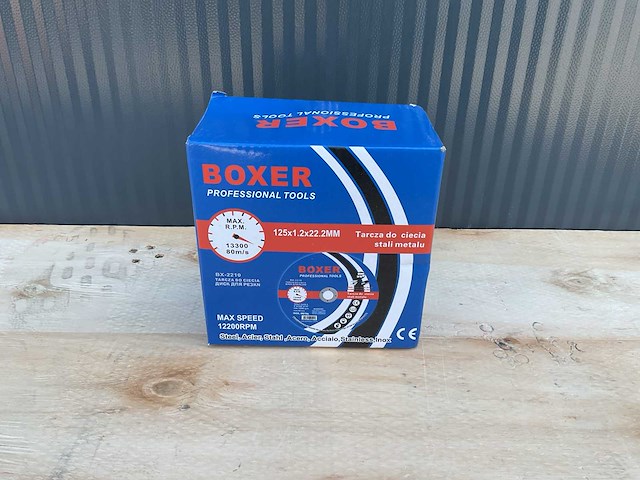 2025 boxer bx-2210 50 stuks staal / rvs slijpschijf - afbeelding 1 van  4