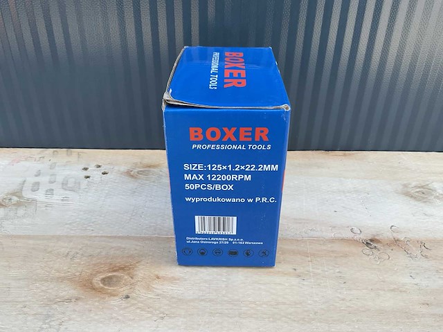2025 boxer bx-2210 50 stuks staal / rvs slijpschijf - afbeelding 4 van  4