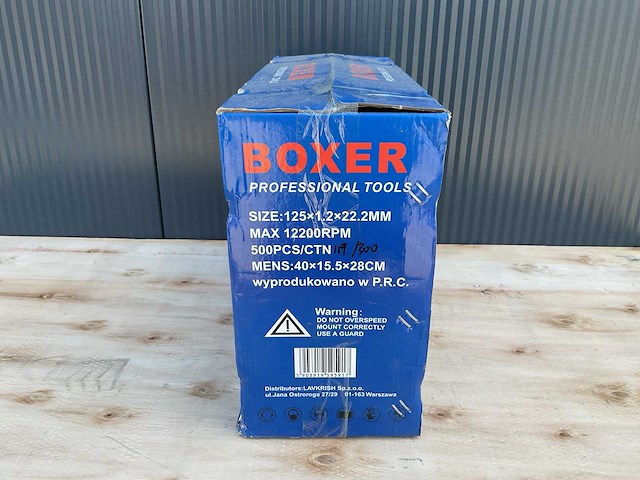 2025 boxer bx-2210 500 stuks staal / rvs slijpschijf - afbeelding 4 van  4