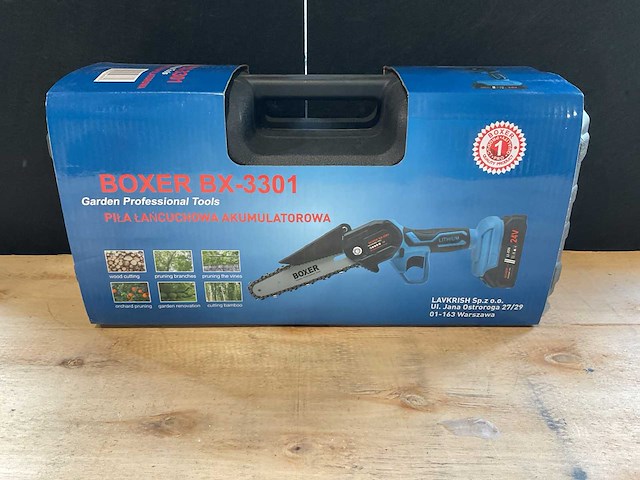 2025 boxer bx-3301 accu kettingzaag - afbeelding 1 van  4