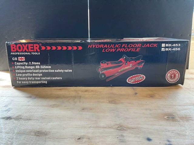 2025 boxer bx-456 / 2,5 ton garagekrik - afbeelding 1 van  2
