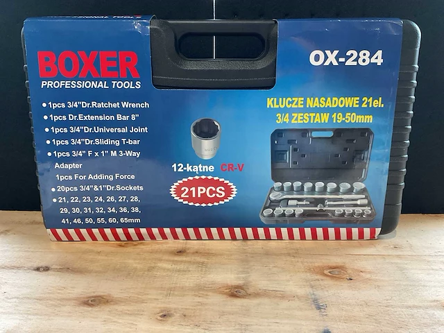 2025 boxer ox-284 21 delig doppenset 12 kant - afbeelding 3 van  5