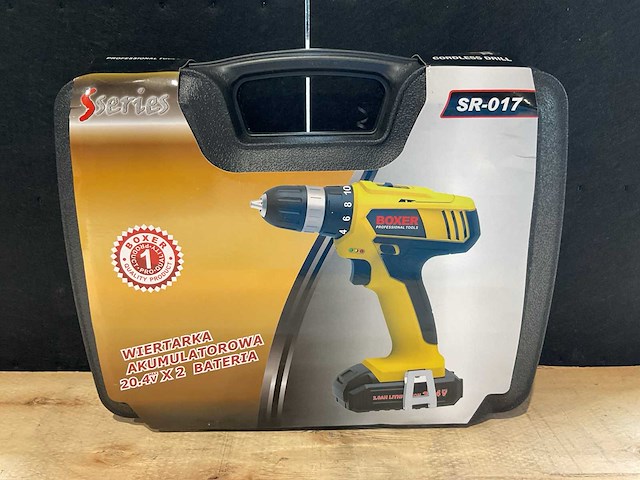 2025 boxer sr-017 accu schroefmachine - afbeelding 1 van  5