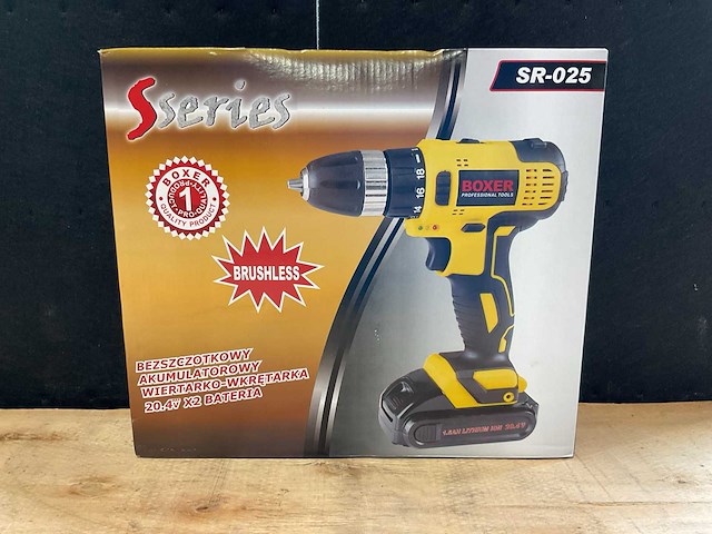 2025 boxer sr-025 accu schroefmachine - afbeelding 1 van  5