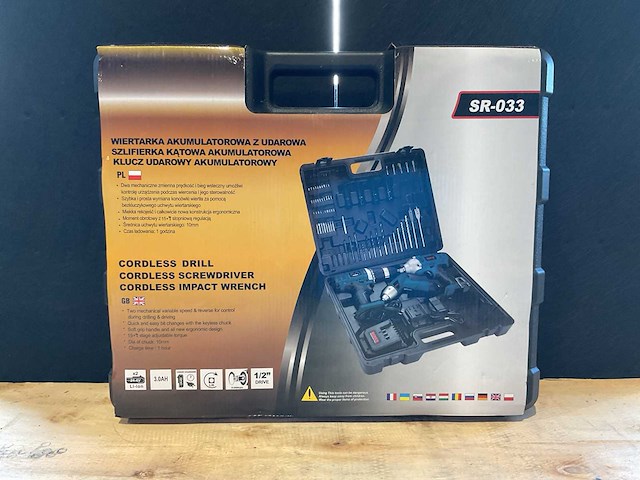 2025 boxer sr-033 accu schroefmachine set - afbeelding 3 van  4