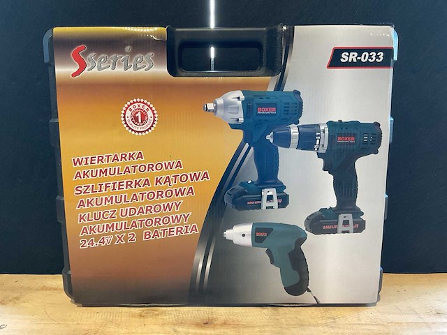 2025 boxer sr-033 accu schroefmachine set - afbeelding 1 van  4