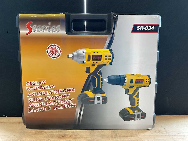 2025 boxer sr-034 accu gereedschapsset - afbeelding 1 van  4