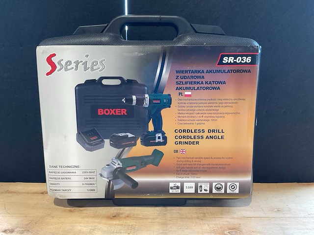 2025 boxer sr-036 accu gereedschapsset - afbeelding 3 van  4