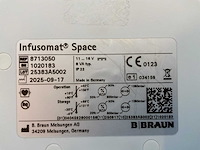 2025 braun infusomat space infusiepomp (2x) - afbeelding 8 van  8