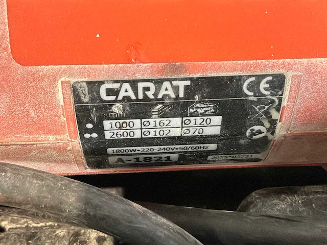 2025 carat a1821n diamantboormachine - 75mm - afbeelding 6 van  7