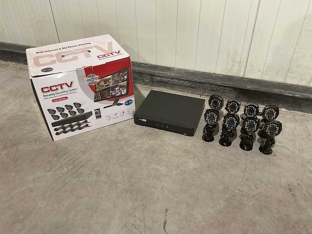 2025 cctv security recording system with internet & 5g phone viewing beveiligingscamera - afbeelding 30 van  65
