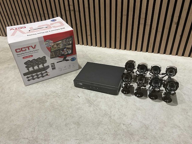 2025 cctv security recording system with internet & 5g phone viewing beveiligingscamera - afbeelding 1 van  64