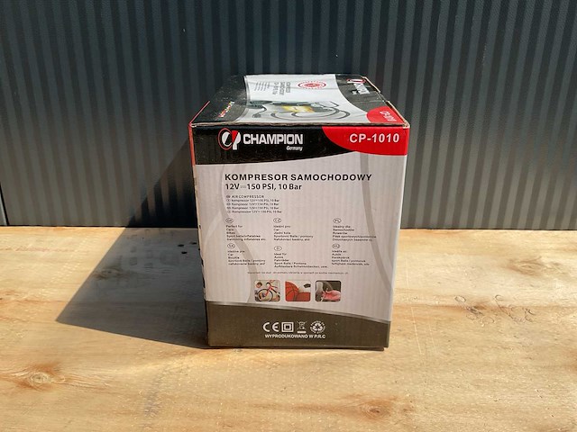 2025 champion cp-1010 12volt luchtcompressor - afbeelding 3 van  5