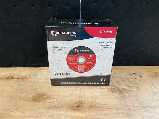 2025 champion cp-119 50 stuks staal slijpschijf - afbeelding 1 van  5