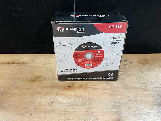2025 champion cp-119 50 stuks staal slijpschijf - afbeelding 3 van  5