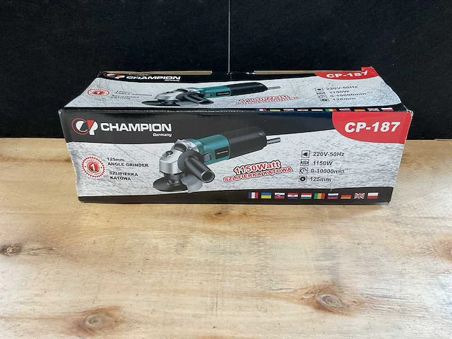 2025 champion cp-187 diverse slijpmachines - afbeelding 1 van  5