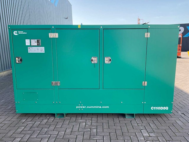 2025 cummins c110d5q noodstroomaggregaat, 110kva - afbeelding 1 van  13