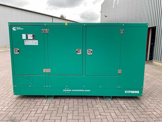 2025 cummins c170d5q noodstroomaggregaat, 170kva - afbeelding 1 van  13
