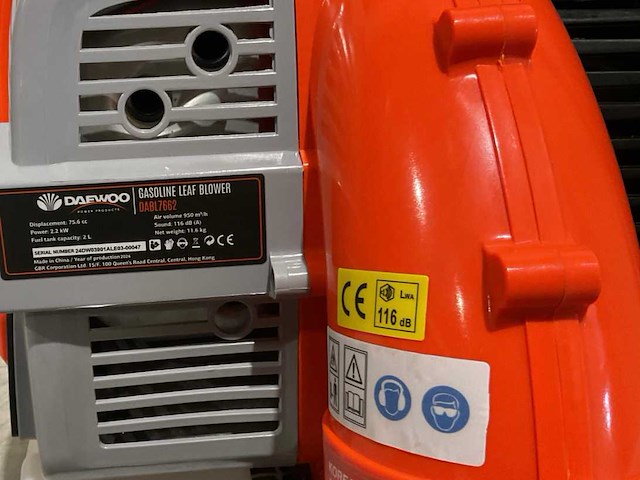 2025 daewoo dabl7662 bladblazer - afbeelding 8 van  17