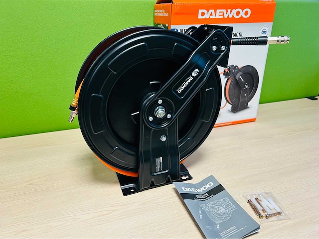 2025 daewoo dasahr20 automatisch oprolbare slanghaspel 20m - afbeelding 1 van  4