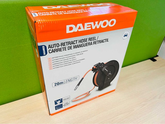 2025 daewoo dasahr20 automatisch oprolbare slanghaspel 20m - afbeelding 1 van  1
