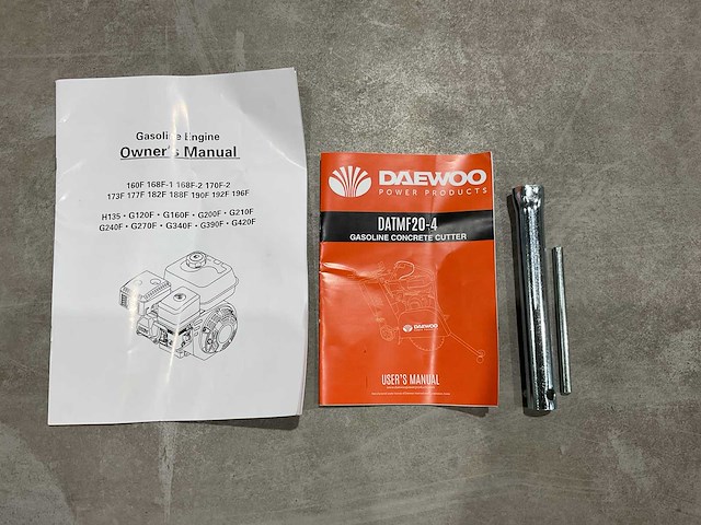 2025 daewoo datmf20-4 betonzaag - afbeelding 5 van  8