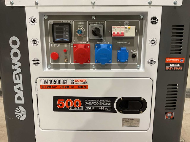 2025 daewoo ddae10500dse-3g stroomgenerator - afbeelding 2 van  14