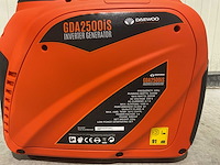 2025 daewoo gda2500is stroomgenerator - afbeelding 3 van  16
