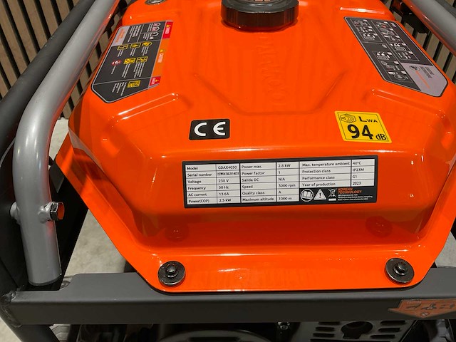2025 daewoo gdax4050 stroomgenerator - afbeelding 8 van  27