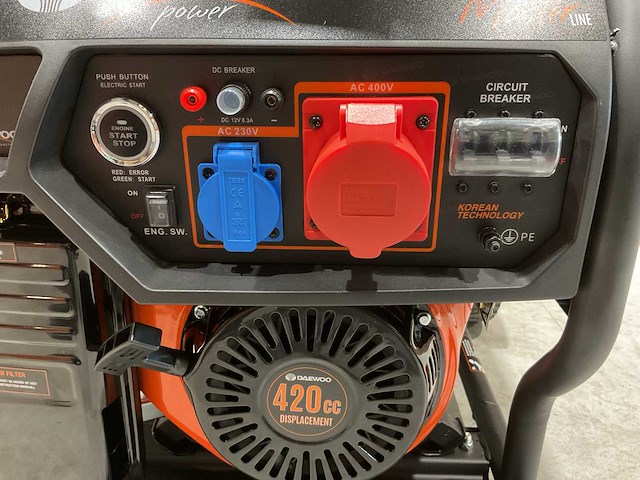2025 daewoo gdax9250e-3 stroomgenerator - afbeelding 2 van  25