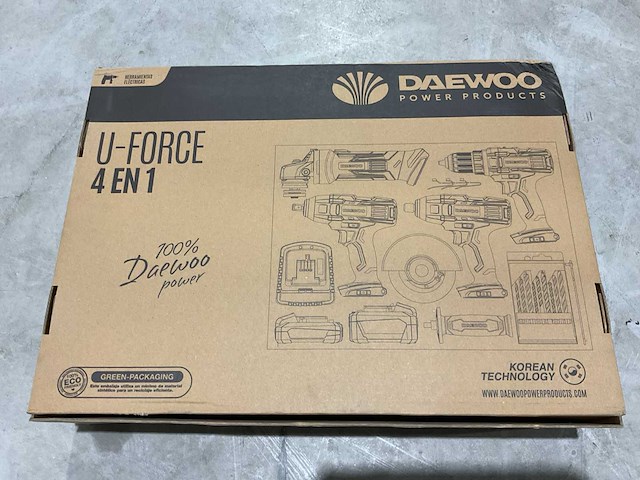 2025 daewoo u-force 4 in 1 gereedschapsset - afbeelding 10 van  11