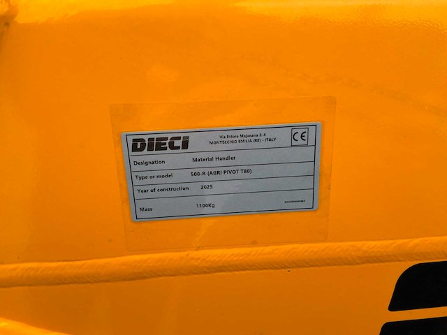 2025 dieci 500-r agri pivot t80 knik verreiker - afbeelding 20 van  27