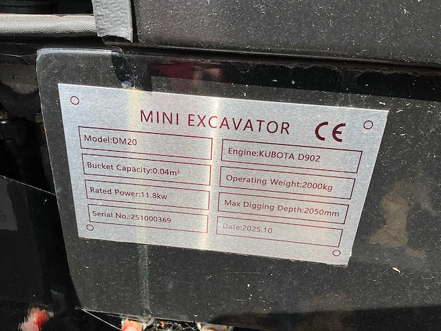 2025 dm20 minigraafmachine - afbeelding 5 van  16