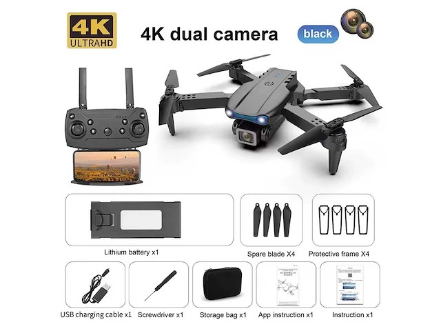 2025 drone dual hd camera 5g wifi (5x) - afbeelding 1 van  4