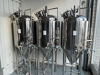 2025 drukfermentatietank dubbelwandig 250 liter - afbeelding 1 van  11