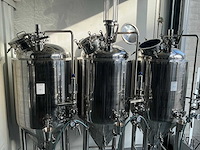 2025 drukfermentatietank dubbelwandig 250liter dry-hopper - afbeelding 1 van  10