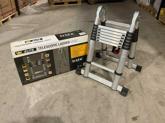 2025 elite vario 2x2,2 m telescoopladder - afbeelding 1 van  15