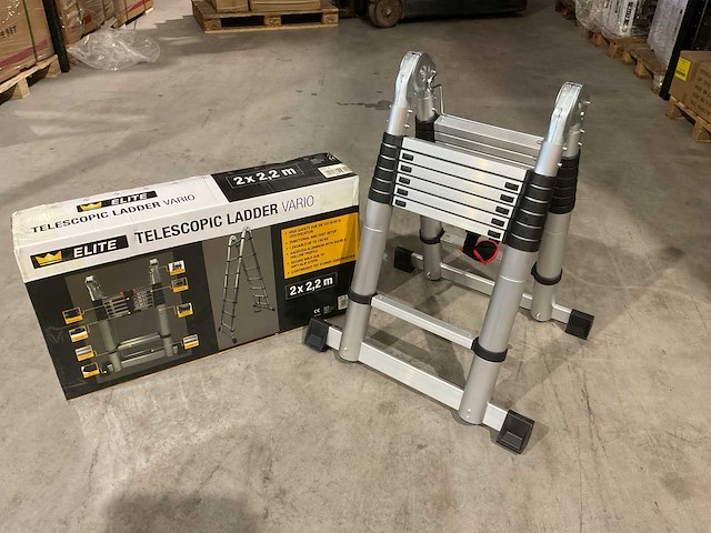 2025 elite vario 2x2,2 m telescoopladder - afbeelding 4 van  8