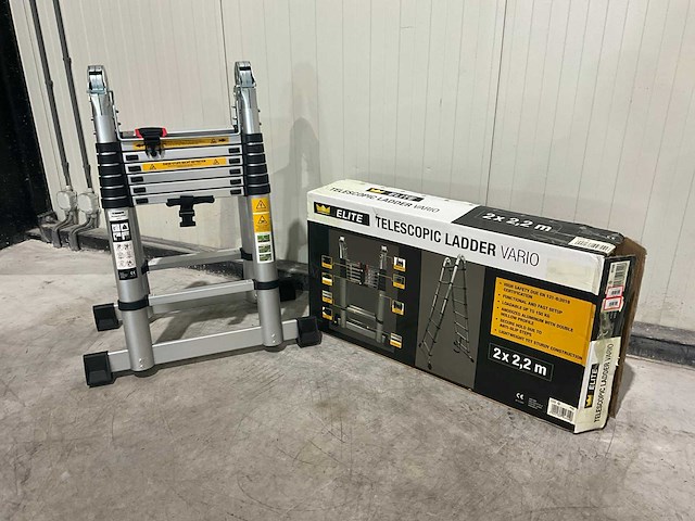 2025 elite vario 2x2,2 m telescoopladder - afbeelding 1 van  6