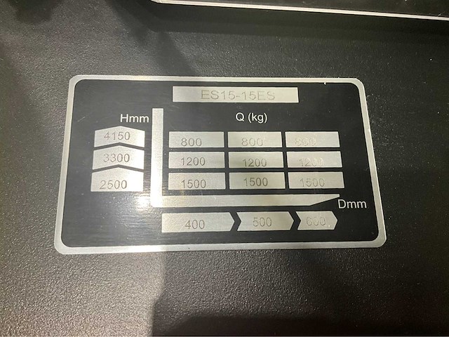 2025 ep es15 4,15 meter stapelaar - afbeelding 10 van  19