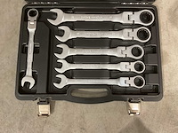 2025 f tools professional 22pcs flexible gear wrench steek en ratelringsleutel - afbeelding 5 van  6