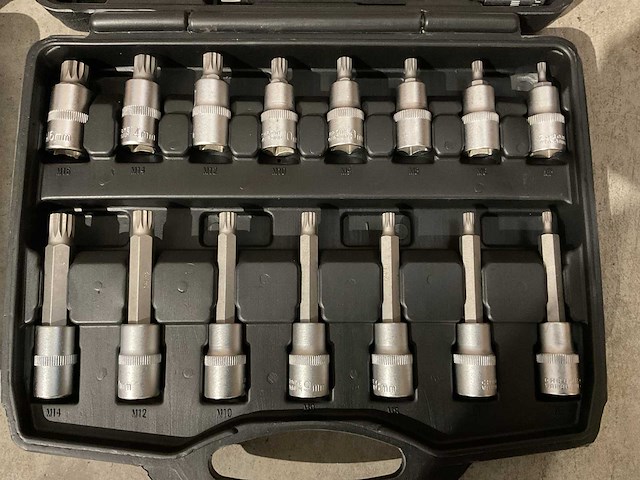 2025 f tools professional 88 pcs 1/2” bit socket set, spline, hexagon, torn draaigereedschap - afbeelding 8 van  15