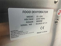 2025 food dehydrator ss-32h voedseldroger - afbeelding 5 van  5