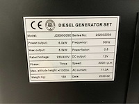2025 gen power silent jde9500se noodstroomaggregaat ( 4x ) - afbeelding 7 van  17